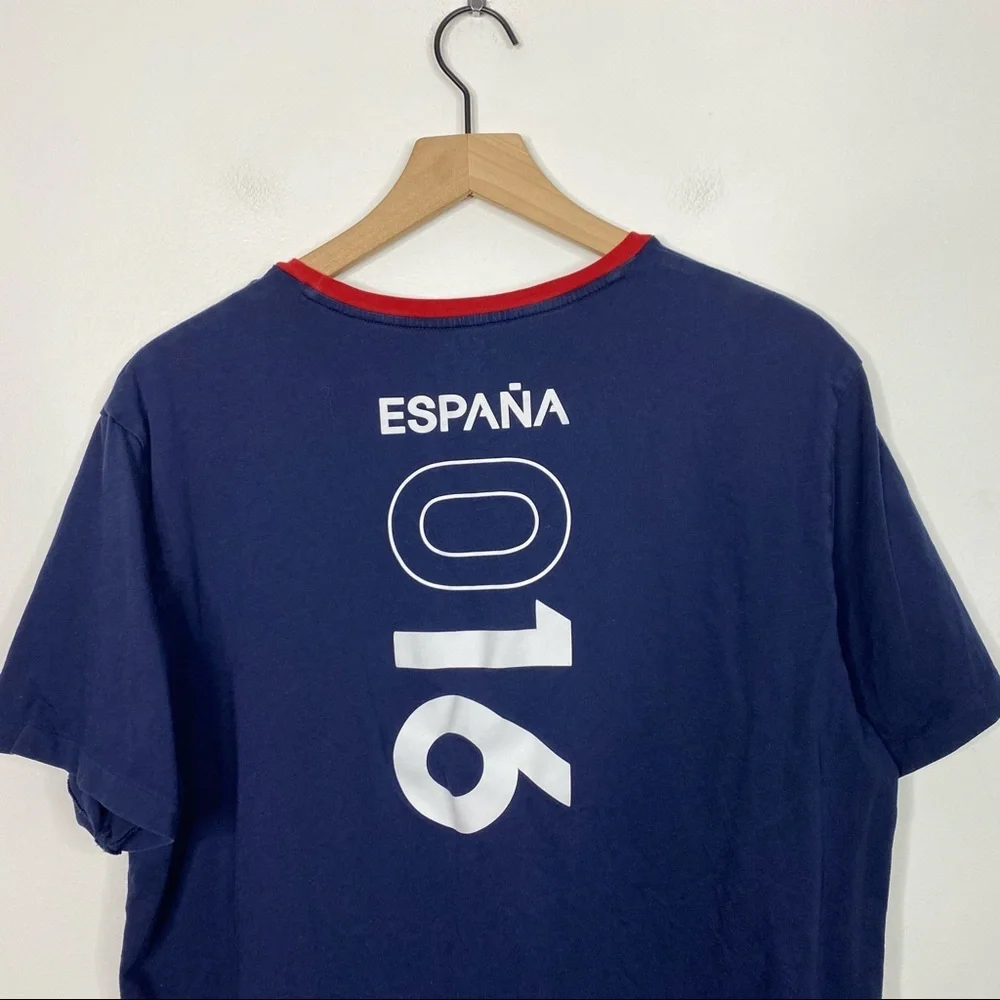 Polo Ralph Lauren Espana Red Big Pony Rugby Tee